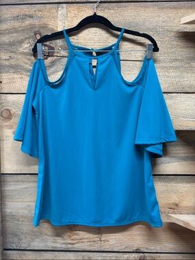 Worthington Cold-Shoulder Halter Top - NWT